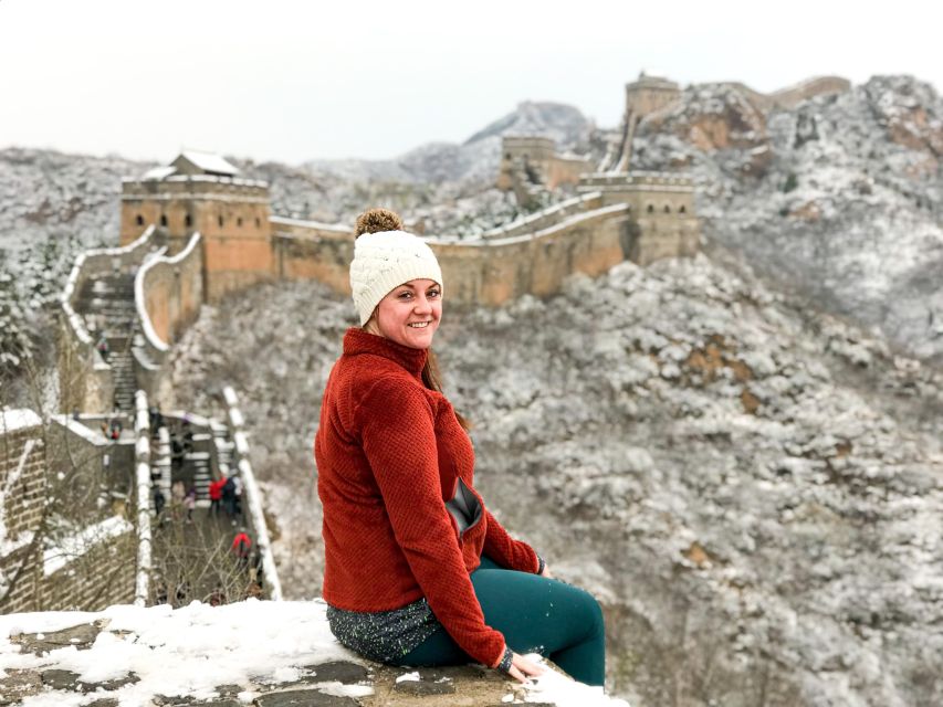 Beijing: Best Great Wall Sunset Tour - Getting tickets handled: shuttle bus, then a real hike