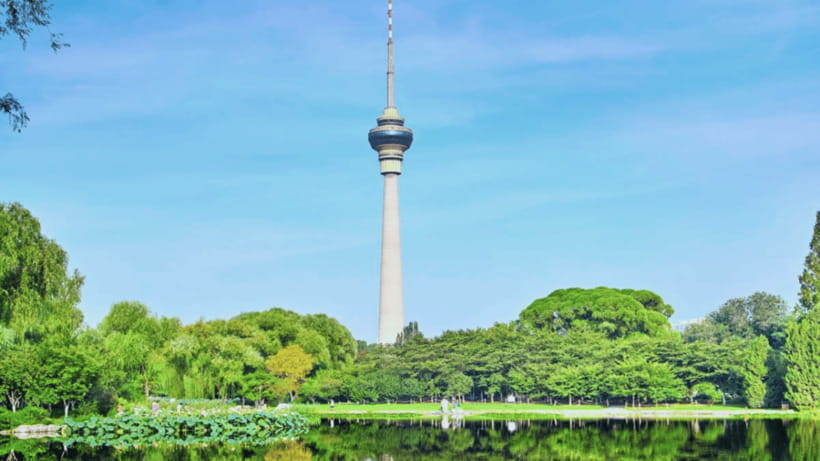 Beijing: Central Radio & TV Tower Observation Deck Ticket - High-speed elevator and the guided tour inside the tower