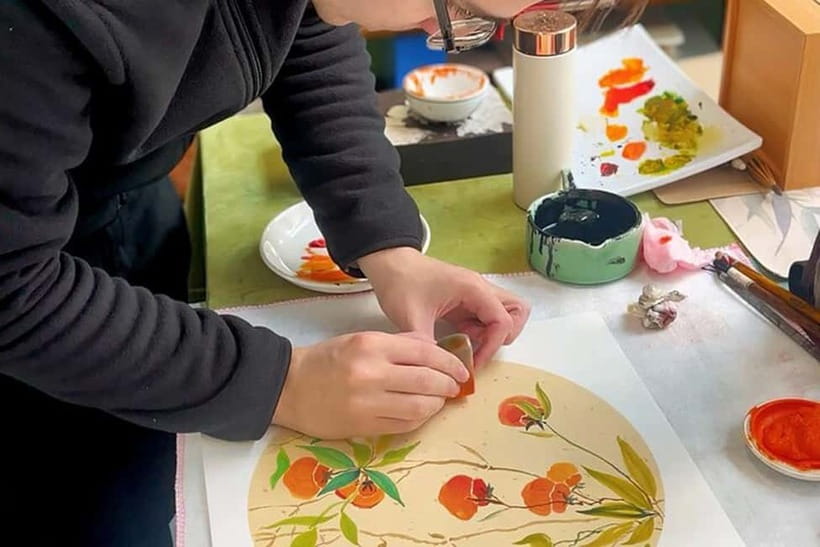 Beijing: Chinese Painting and Calligraphy Workshop - What You Actually Make: Ink Artwork plus a Red Seal Stamp