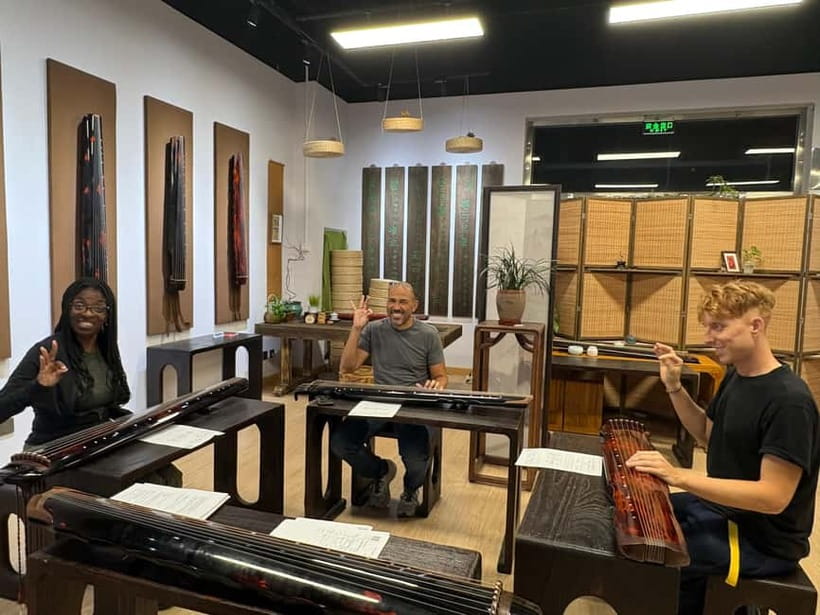 Beijing Hands-On Culture Tour: Tea, Instrument, Calligraphy - The Guqin Class, Step-By-Step, With You Plucking the Strings