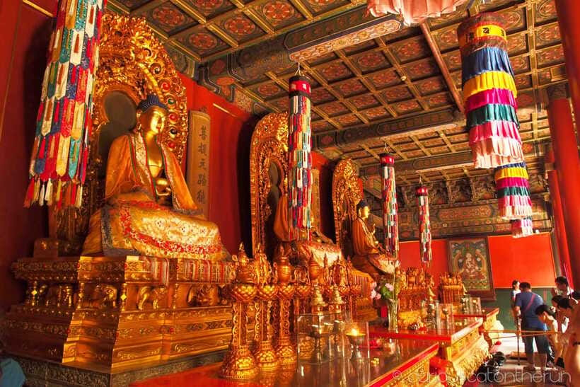 Beijing: Lama temple ticket; top efficacious temple - The Han Chinese and Tibetan Architecture Blend (Look for These Details)