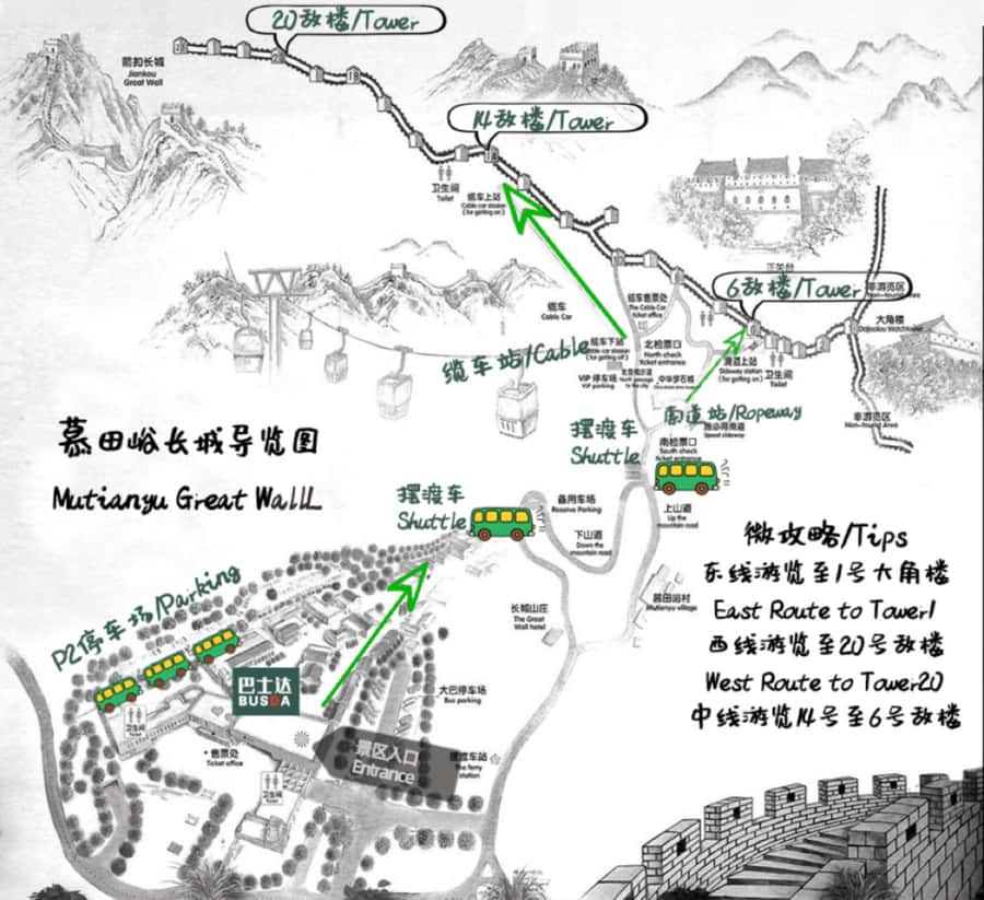 Beijing: Mutianyu Great Wall & Summer Palace Day Tour - Meeting at Hepingxiqiao, then getting moving fast