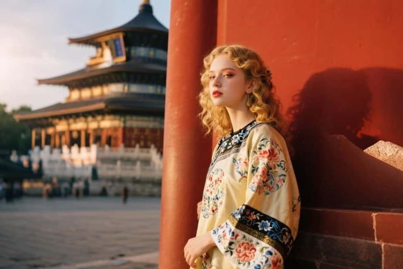 Beijing: Temple of Heaven Hanfu Photography with Ticket - Step 1 at the Hanfu studio: dressing, hair, and makeup