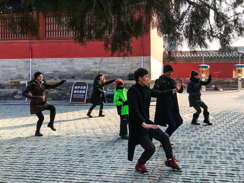 Beijing: Temple Of Heaven+Tai Chi Class+Tea Ceremony - Exploring for About Two Hours, Including the Echo Wall