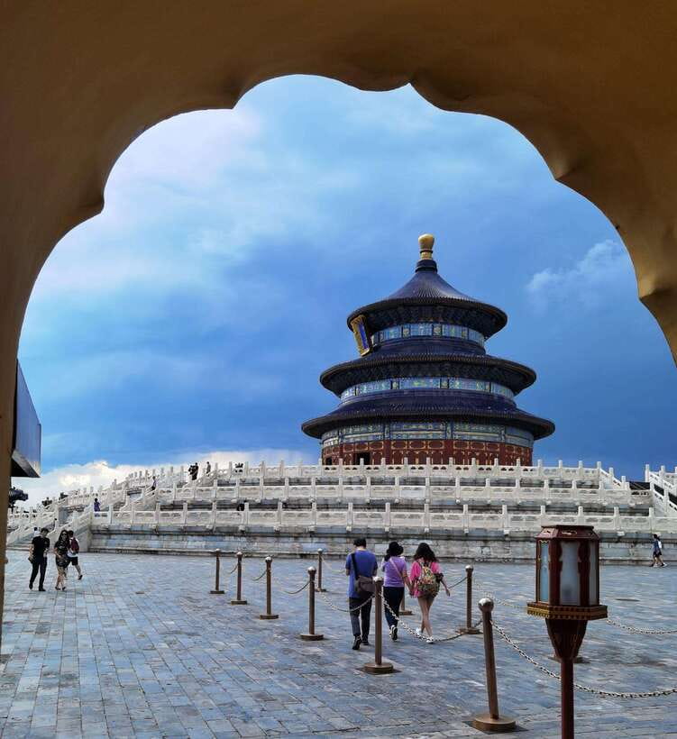 Beijing Temple Of Heaven Tickets Booking And Optional Items - Scanning the QR code and entering the complex