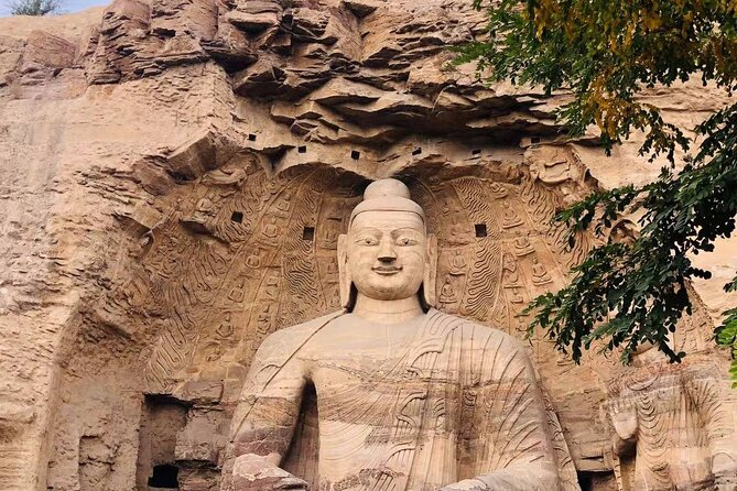 Beijing to Datong See YunGang Cave, Hanging Temple (Bullet Train) - Xuankong Si (Hanging Temple): half cave, half wood, and a cliff edge vibe