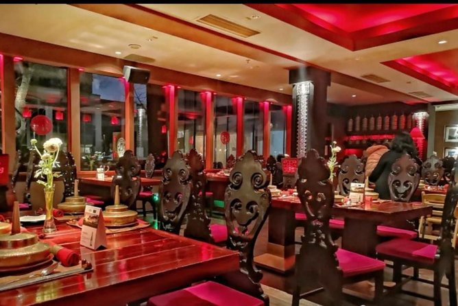 Beijing Traditional Hot Pot Dinner and VIP seated Acrobatic show - Houhai Lakes nightlife walk: neon streets and an easy finish