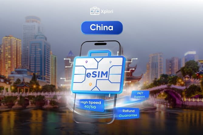 China eSIM (3-30 days. Up to 60GB) - Key highlights you will care about