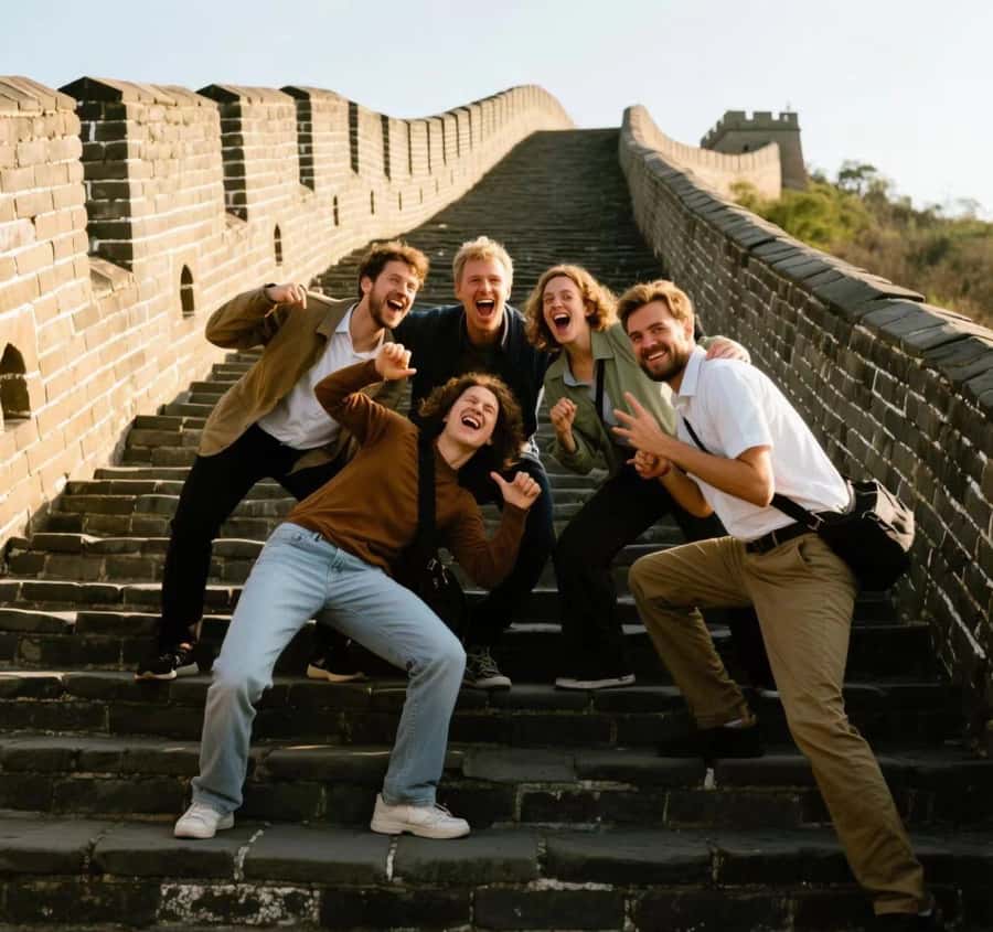 Mutianyu Great Wall Bus Trip+Ticket 7/8/9/10/13/13:30/15:30 - What the English guide does for you, and why names like Nikki, Lee, and Yuly show up