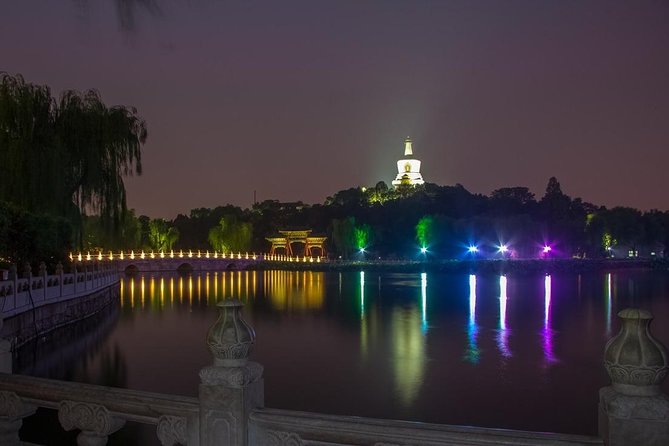 Private Beijing Night Tour with Imperial Dinner - Houhai at night: Lotus Lane, hutong lanes, and the Drum Tower