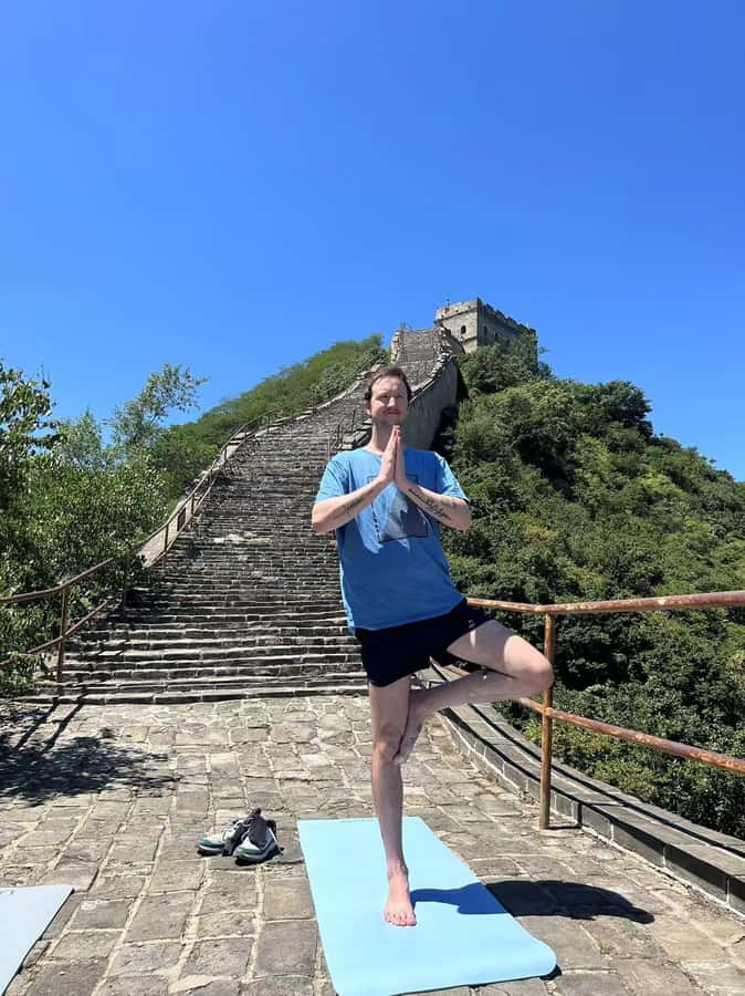 Private Great Wall Morning Yoga & Authentic Peking Duck - Coffee, snacks, and a simple breakfast you can actually use