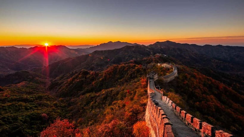 Twilight Glow at Badaling Great Wall Evening Bus Tour+Ticket - Photography tips for twilight glow, not dark frustration